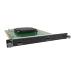 HDMI 2.0 input card with two HDMI ports and a cooling component on a green circuit board.