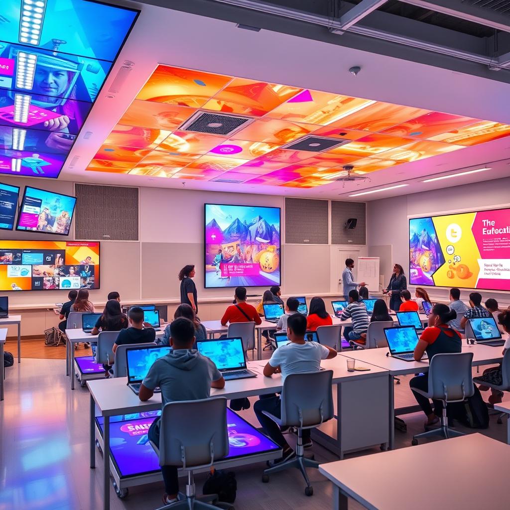 digital signage in education