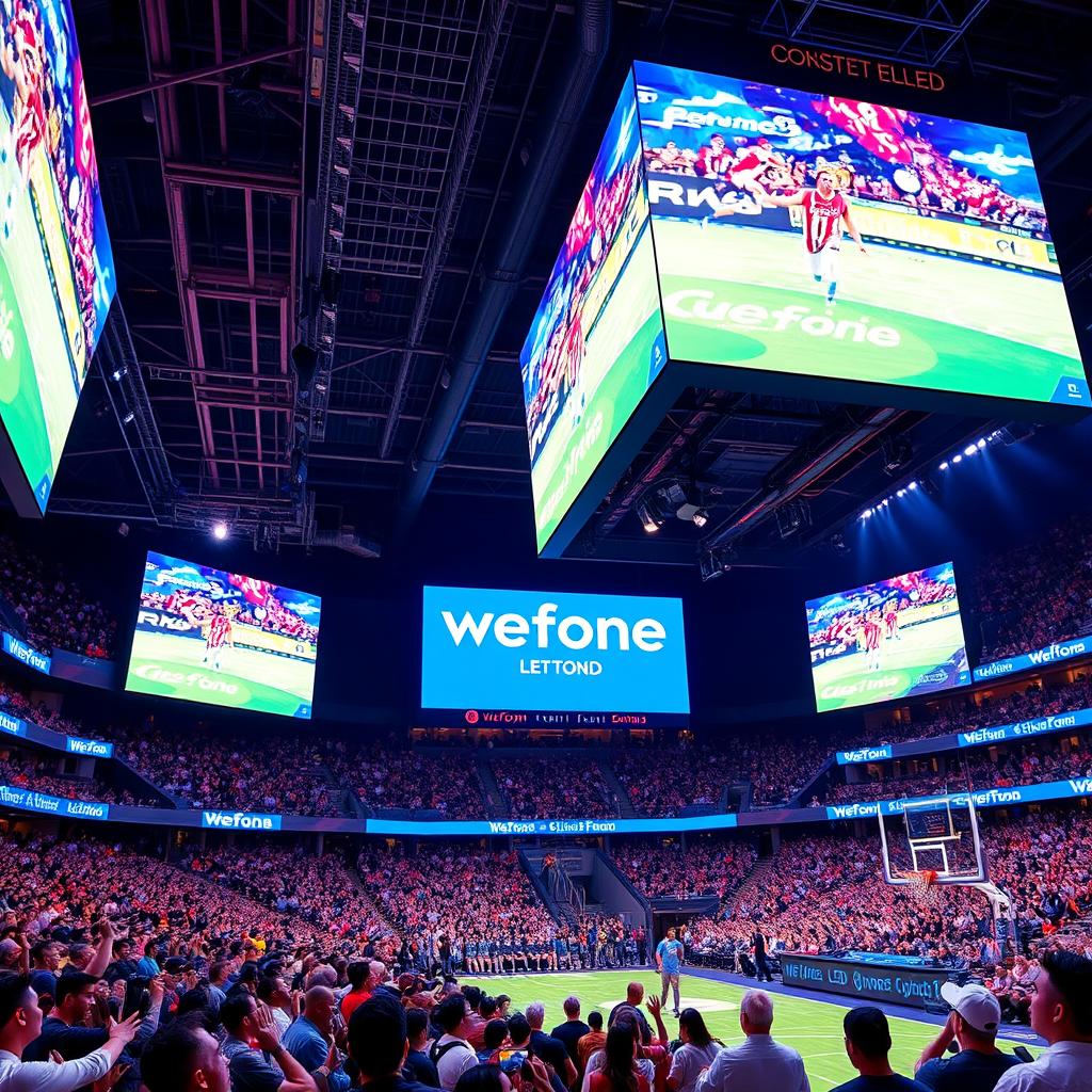 led display screen for sports and arenas