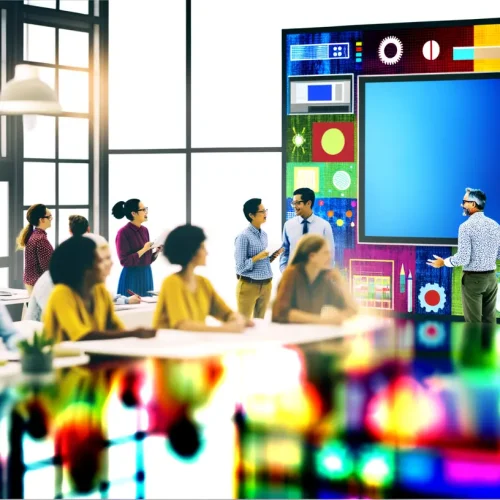 An image illustrating Maximize Learning with Interactive White Boards in Schools