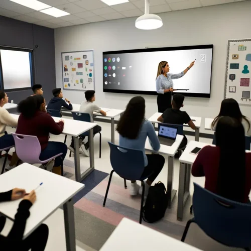 An image illustrating Introduction to Smart Whiteboards: Revolutionizing Collaboration and Education